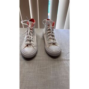 Converse Chuck Taylor II Shoes Youth Counter Climate Lunarlon Orange White Sz 3